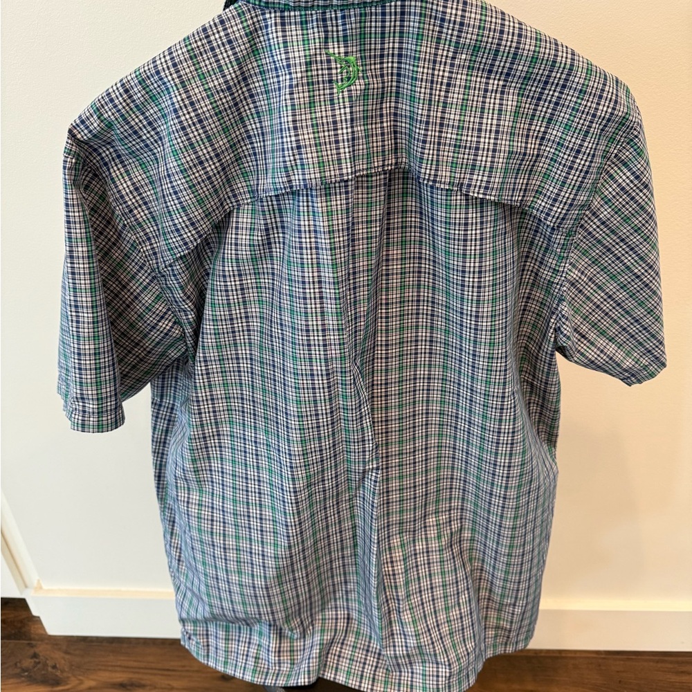 Reel Legends Blue and Green Checkered Shirt - Picture 3 of 3